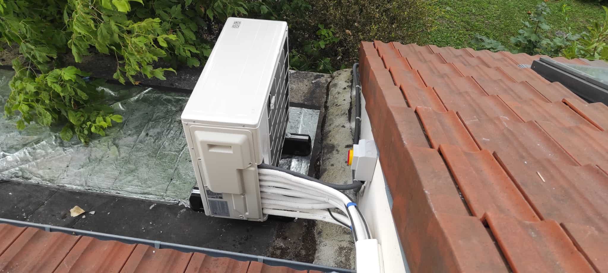 Installation de climatisation réversible Mitsubishi Electric